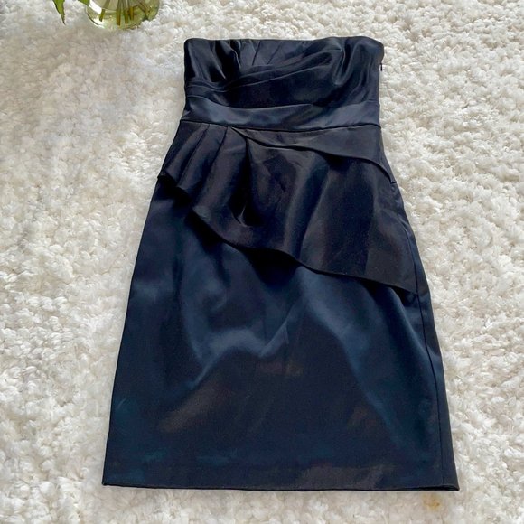 Black Silk Dress - Picture 2 of 4